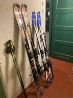 2 paar ski's (Nordica) +stukken+ schoenen in goede staat., Gebruikt, 160 tot 180 cm, Carve, Ski's