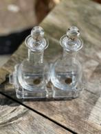 Prachtige kristallen set kannetje olijfolie & azijn merk RCR, Ophalen of Verzenden, Zo goed als nieuw