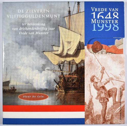 Nederland 50 Gulden 1998 Vrede van Munster, Postzegels en Munten, Munten | Nederland, Losse munt, 50 gulden, Koningin Beatrix
