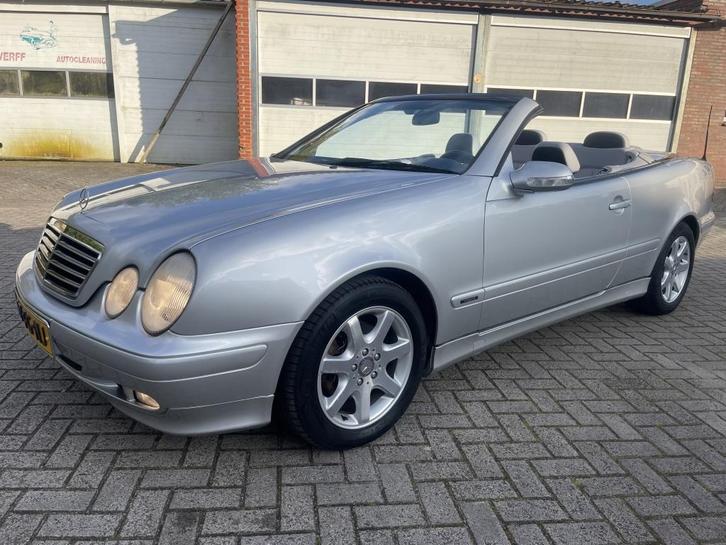 Mercedes-Benz CLK-Klasse Cabrio 200 Avantgarde 76.278km nap., Auto's, Oldtimers, Bedrijf, Te koop, ABS, Airbags, Airconditioning