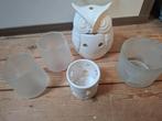 Waxinelichtjes / Glas - Set van 5, Huis en Inrichting, Woonaccessoires | Kandelaars en Kaarsen, Ophalen, Overige materialen, Gebruikt