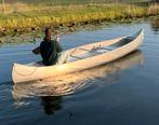 Canadese kano aluminium, Watersport en Boten, Kano's, Ophalen, Gebruikt, Met peddels, Twee personen