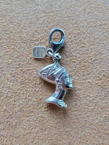 Zinzi bedel, sterling zilver(925) 'Egyptisch hoofd' beschikbaar voor biedingen