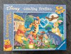 puzzel: Winnie the Pooh Catching Fireflies, Hobby en Vrije tijd, Denksport en Puzzels, Ophalen of Verzenden, 500 t/m 1500 stukjes