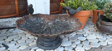 Waterbak vogelbad waterbad gietijzer brocante tuin  beschikbaar voor biedingen