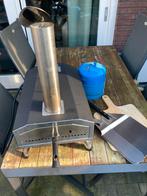 Pizza oven op gas - met accessoires Bakerstone, Tuin en Terras, Verzenden, Zo goed als nieuw