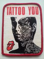 Rolling Stones zeldzame vintage 1981 patch 48 tattoo you, Verzenden, Nieuw, Kleding