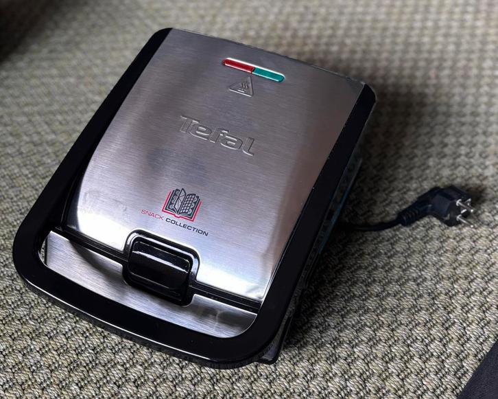 Tefal Snack Collection Contactgrill, niet gebruikt, Witgoed en Apparatuur, Contactgrills, Zo goed als nieuw, Uitneembare platen