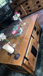 Salon tafel industrieel, Huis en Inrichting, Complete inboedels, Ophalen