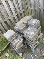 Gratis 60 tot 80 vierkante meter, Tuin en Terras, Tegels en Klinkers, Ophalen, Gebruikt, 10 m² of meer, Beton