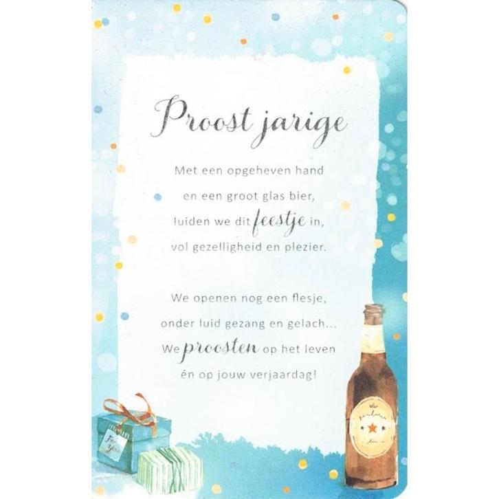 Verjaardagskaart Proost Jarige bij Stichting Superwens!, Diversen, Wenskaarten, Nieuw, Ophalen of Verzenden