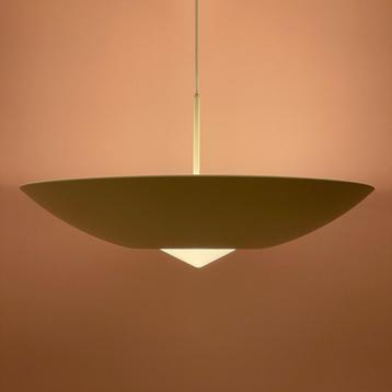 XXL vintage Scandinavische LAMP Thorn Sweden wit metaal MCM beschikbaar voor biedingen