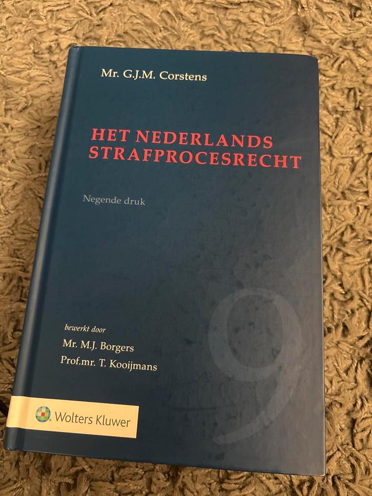 Strafprocesrecht - Corstens, Borgers, Kooijmans, Boeken, Studieboeken en Cursussen, Gelezen, WO, Gamma, Ophalen of Verzenden