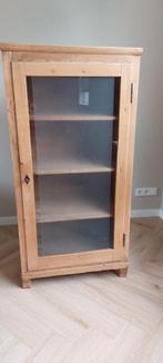 Landelijk grenen kast, Huis en Inrichting, Ophalen, Met deur(en), Glas, 50 tot 100 cm