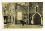 ZWOLLE - Sassenpoort met gedenksteen - 1920's, Ophalen of Verzenden, Voor 1920, Ongelopen, Overijssel
