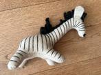 Wollen knuffel zebra, Ophalen of Verzenden, Zo goed als nieuw, Overige typen