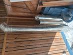 Geïsoleerde kachelpijpen., Doe-het-zelf en Verbouw, Pvc, Ophalen of Verzenden, Zo goed als nieuw, Minder dan 2 meter