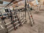 Ladders schuifladders werkladders, Doe-het-zelf en Verbouw, Ladders en Trappen, Ophalen, Zo goed als nieuw
