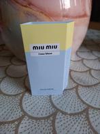 Proefje  Miu Miu L'Eau Bleue, Ophalen of Verzenden, Nieuw
