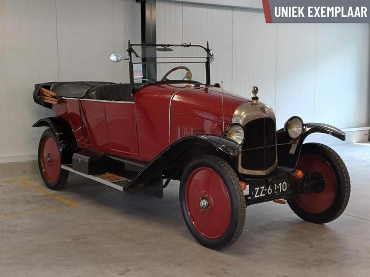 Citroën A 1919 Convertible (1e Citroën Personenauto / Unie, Auto's, Oldtimers, Bedrijf, Te koop, Lederen bekleding, Citroën, Benzine
