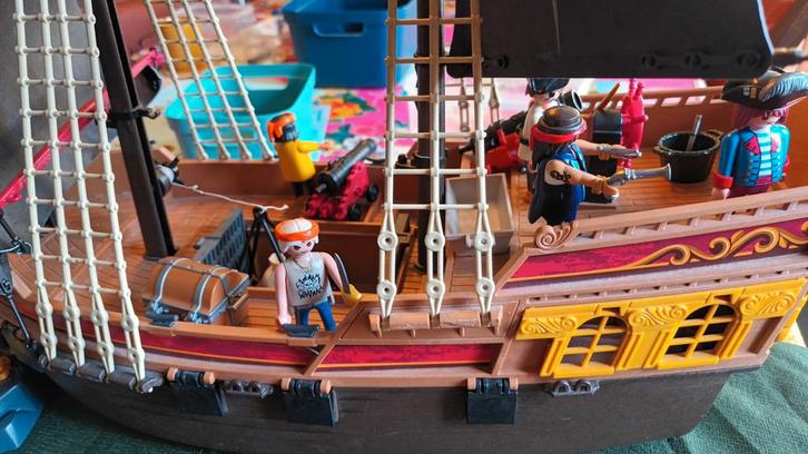 Playmobil pritatenschip en schateiland, Kinderen en Baby's, Speelgoed | Playmobil, Gebruikt, Los playmobil, Ophalen