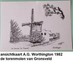 Molen van Gronsveld, nieuwe ansichtkaart van Wortington 1982, Ongelopen, Ophalen of Verzenden, Limburg, 1980 tot heden