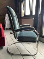 Gispen AA fauteuil vooroorlogs, Huis en Inrichting, Fauteuils, Ophalen, Gebruikt, 75 tot 100 cm, Stof