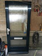 Hard houten voordeur., Ophalen, Gebruikt, 80 tot 100 cm, Buitendeur