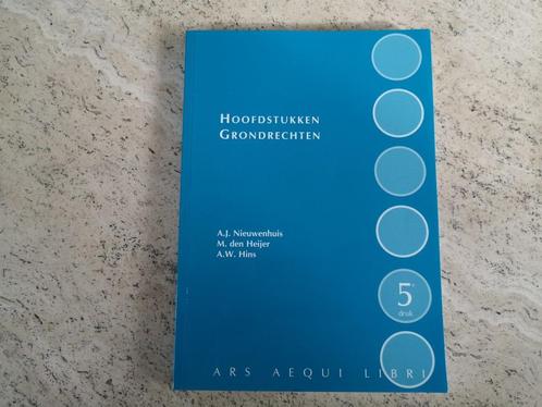 Hoofdstukken Grondrechten - rechtenstudie, Boeken, Studieboeken en Cursussen, Nieuw, Ophalen of Verzenden