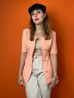 90’s vintage top / jasje - zalm / zalmroze XS/34, Oranje, Ophalen of Verzenden, HGV, Vintage