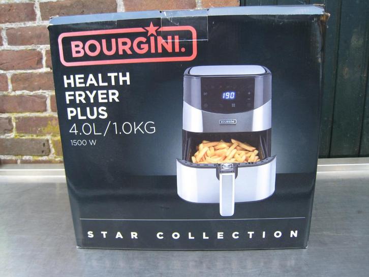 Airfryer XXL - Bourgini- Heteluchtfriteuse, Witgoed en Apparatuur, Airfryers, Nieuw, Airfryer XXL, 1000 t/m 1499 gram, Ophalen of Verzenden