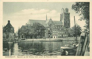 (701-050-039) Dordrecht Groote Kerk vanaf de Nieuwe Haven beschikbaar voor biedingen