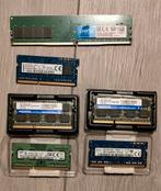 DDR3 en DDR4 ram geheugens, Computers en Software, RAM geheugen, Ophalen of Verzenden, Zo goed als nieuw, DDR3, Desktop