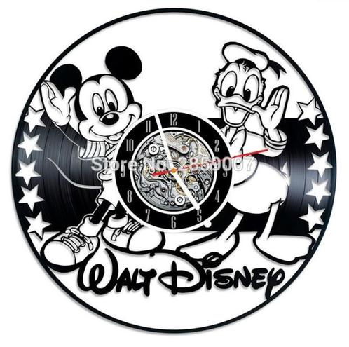 Disney klok 30 cm in vinyl - de laatste met hoge korting, Huis en Inrichting, Woonaccessoires | Klokken, Nieuw, Wandklok, Ophalen of Verzenden