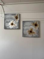 2 leuke schilderijen, Ophalen, Schilderij, Minder dan 50 cm