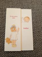 Amber, Ophalen of Verzenden, 2000 tot heden, Geboortekaartje