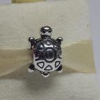 Pandora zilveren bedel schildpadje, 1 bedel, Ophalen of Verzenden, Zilver, Pandora