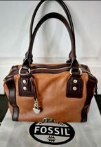 Fossil authentic leather bag., Ophalen of Verzenden, Zo goed als nieuw, Bruin