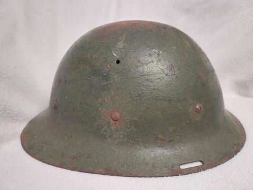 Wo2 Nederlands M16 helm, Verzamelen, Militaria | Tweede Wereldoorlog, Landmacht, Helm of Baret, Nederland, Ophalen of Verzenden