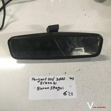 Peugeot 206 3drs 2003 Quicksilver Wagennr 2500021  Binnenspi beschikbaar voor biedingen