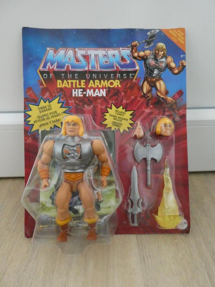 He-Man Battle Armor Masters of the Universe Origins MOTU, Verzamelen, Poppetjes en Figuurtjes, Nieuw, Ophalen of Verzenden