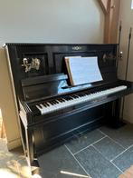 Zwarte Oude Piano, Muziek en Instrumenten, Piano's, Ophalen, Gebruikt, Zwart, Piano