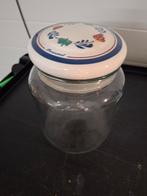 Vintage Boerenbont Voorraadpot, Huis en Inrichting, Ophalen of Verzenden, Gebruikt