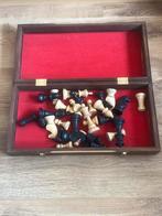 Chess Staunton Houten Schaakspel met Opbergdoos, Hobby en Vrije tijd, Gezelschapsspellen | Bordspellen, Een of twee spelers, Ophalen of Verzenden