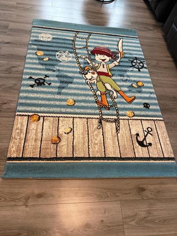 Lichtblauw kinderkamer tapijt 170x120 cm nieuw beschikbaar voor biedingen
