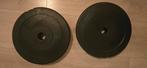 2 x 5KG halter schijven, Ophalen, Zo goed als nieuw, Halterset