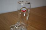 Amstel bierglas in laarsvorm – met oud logo [15,9 cm], Verzamelen, Biermerken, Ophalen of Verzenden, Zo goed als nieuw, Glas of Glazen