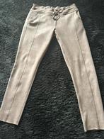 Zizo warme suede look broek, Maat 38/40 (M), Beige, Ophalen of Verzenden, Zo goed als nieuw