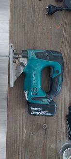 Makita decopeerzaag met 18v 5.0 ah accu, Ophalen, Decoupeerzaag, Zo goed als nieuw, 30 tot 70 mm