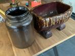 Vintage Bruine Potten - Prachtig Stuk! €25 per stuk, Ophalen